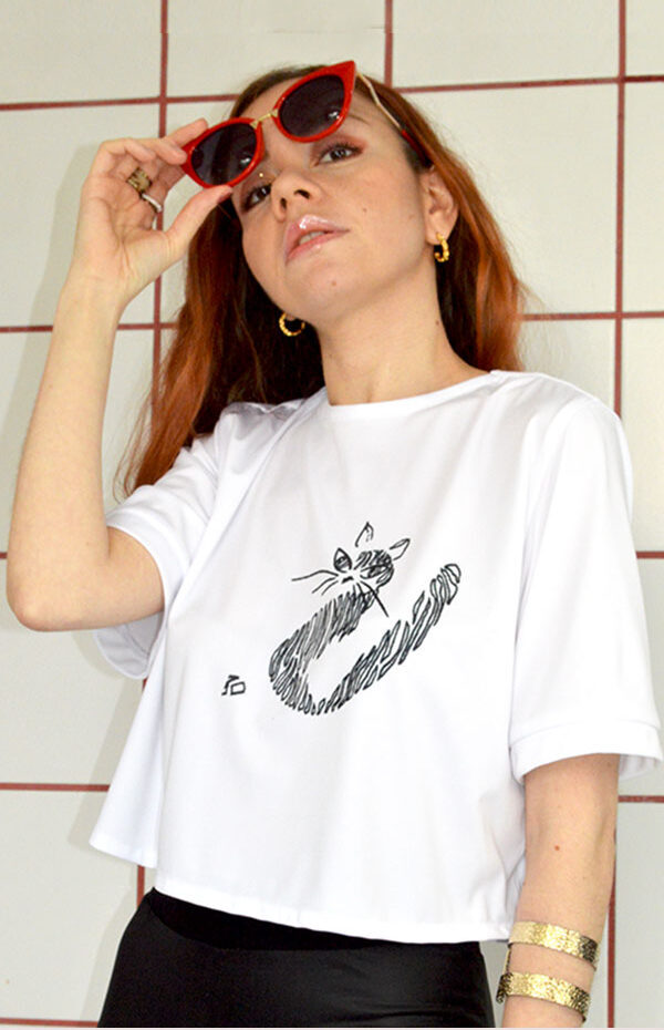 Camiseta mujer print animal