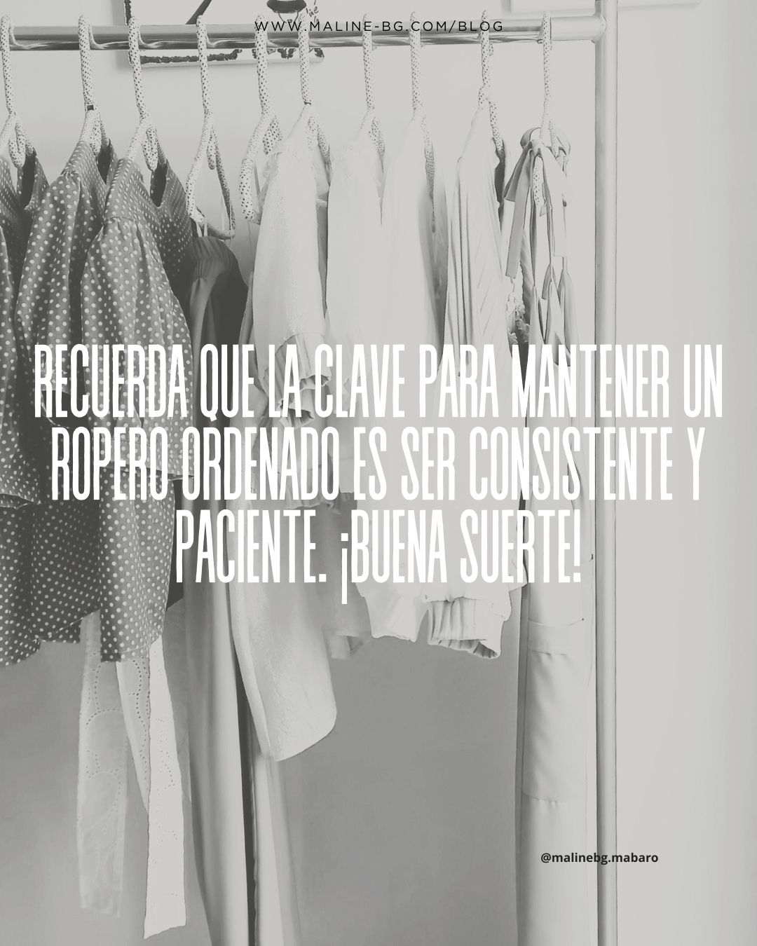 Conservar organizado un ropero inteligente es la clave para aumentar tu paz, tranquilidad y disciplina.