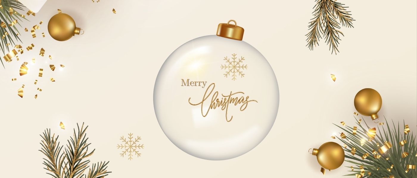 Gold Festive Merry Christmas Instagram Post (Sitio web MyM